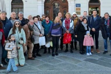 Članovi Zajednice Talijana Lovran na izletu u Trstu