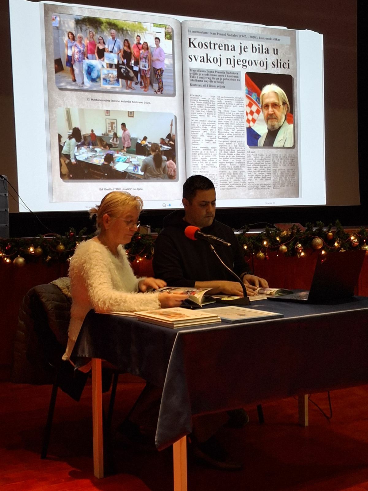 Ankica Bijelić i Edi Gustin na proslavi