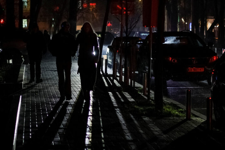 Kijev u mraku / REUTERS