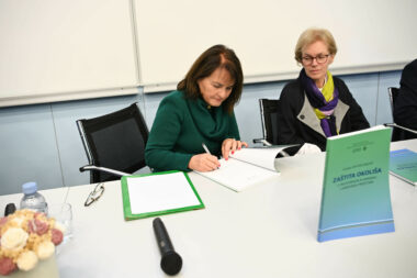 Koraljka Vahtar-Jurković na predstavljanju knjige / Foto Ana Križanec