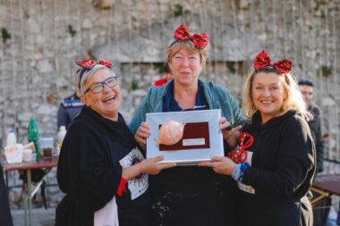 Pobjednice - FrituLude - Ljiljana Ferenčić, Doris Vlah i Sandra Skoko / Foto Ivor Mažar