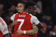 Gabriel Jesus i Bukayo Saka/Foto REUTERS