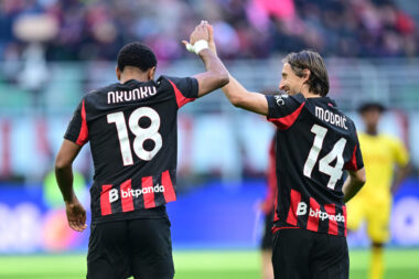 Christopher Nkunku i Luka Modrić/Foto REUTERS