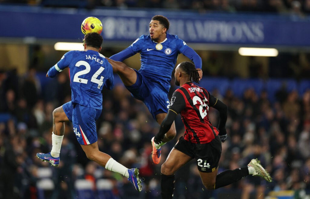 Reece James, Wesley Fofana i Antoine Semenyo/Foto REUTERS