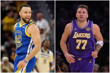 Stephen Curry i Luka Dončić/Foto REUTERS