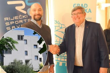 Samir Barać, Vojko Obersnel i sporna stambena zgrada / Foto Marko Gracin