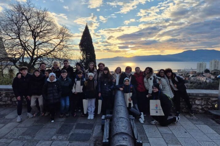 Učenici iz Italije na Trsatskoj gradini