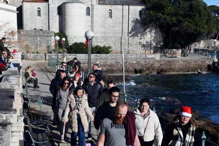 Za božićno-nogovodišnje blagdane Opatija je bila puna gostiju / Foto: Marko GRACIN