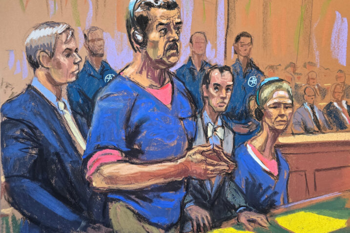 Barry Pollack I Nicolas Maduro pred sudom / REUTERS