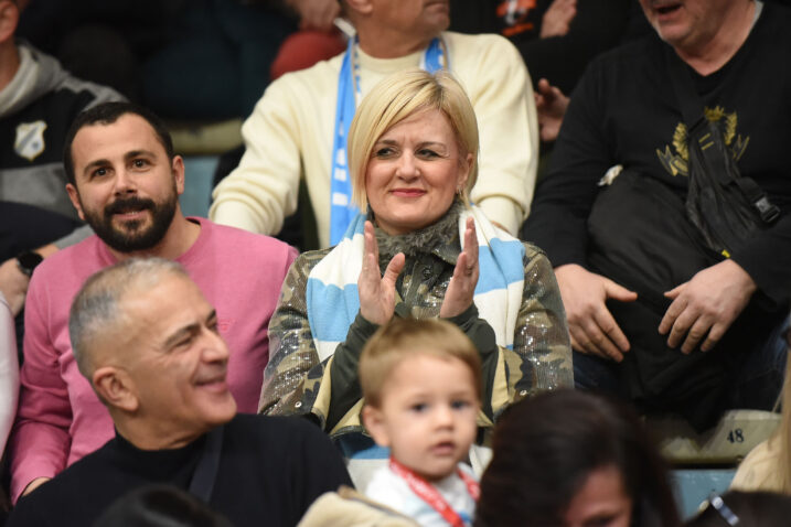 Vedran Frelih, predsjednik HMNK Rijeke i gradonačelnica Iva Rinčić/Foto D. MICULINIĆ