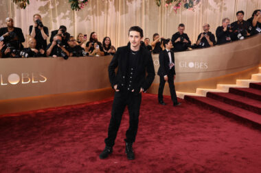 Glumac Timothee Chalamet na dodjeli Zlatnih globusa, Foto: Reuters