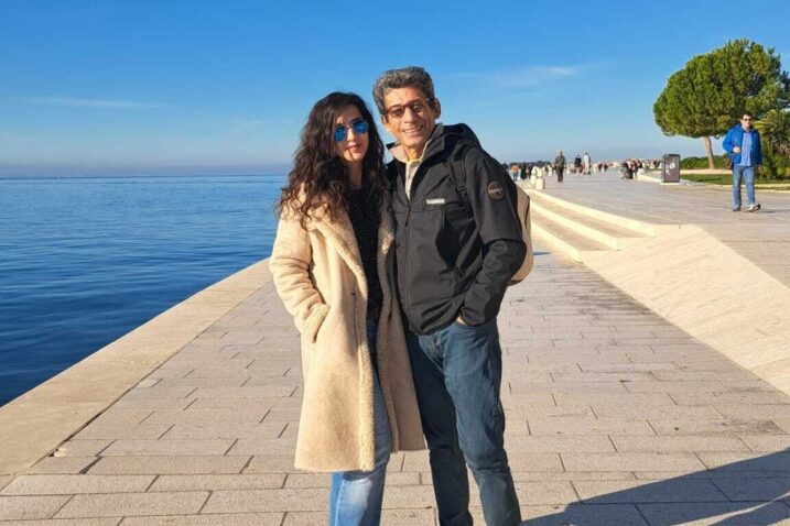 Iranski redatelj Mehrdad Khameneh sa suprugom književnicom Shirin Mirzanejad