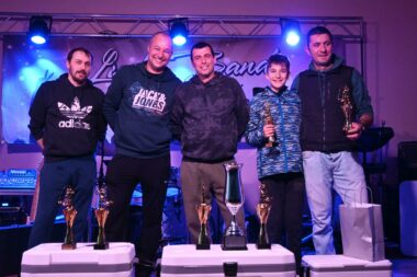 Mihael Mičić, Mario Horvat, Antonio Ostroman, Jere Gospić i Daniel Gospić na proglašenju / Foto B. PURIĆ