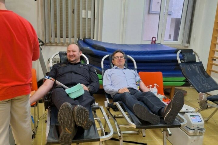 Darivanje krvi u Domu zdravlja u Krku / Foto: GDCK Krk