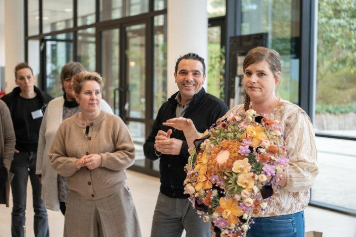 Christina Cianci Žerić, Vincenzo Antonuccio i Hanneke Frankema, europska prvakinja u profesionalnom cvjećarstvu iz Nizozemske / Foto Luigi Opatija