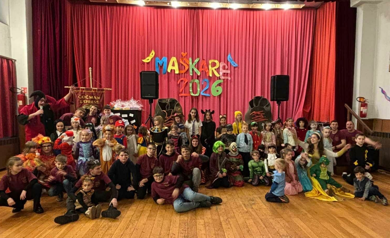 Mići Hreljani na svojoj maškaranoj zabavi