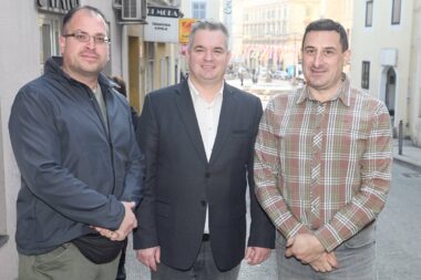 Nenad Bilen, Marijan Zubalj i Matija Laginja / Foto Marko Gracin
