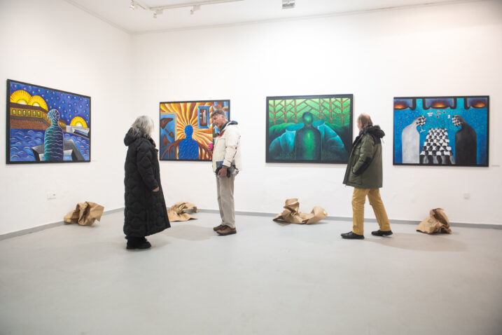 Autor radi psihofizičke autoportrete koji prikazuju životna stanja / Foto Nikola Blagojević