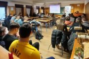 Detalj s predavanja delničkim gimnazijalcima i srednjoškolcima
