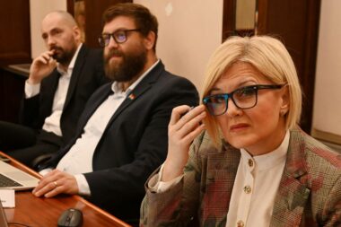 Iva Rinčić sa zamjenicima Aleksandrom Sašom Milakovićem i Vedranom Vivodom / Foto Marko Gracin