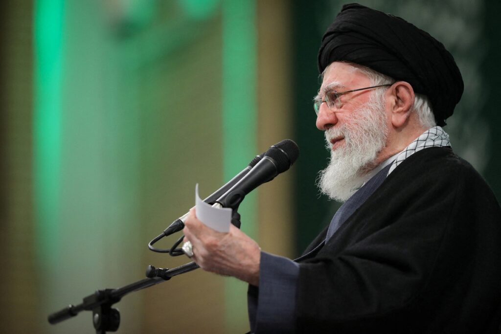 Iran's Supreme Leader Ayatollah Ali Khamenei speaks during a meeting in Tehran, Iran, January 17, 2026. Office of the Iranian Supreme Leader/WANA (West Asia News Agency)/Handout via REUTERS ATTENTION EDITORS - THIS PICTURE WAS PROVIDED BY A THIRD PARTY.REUTERS