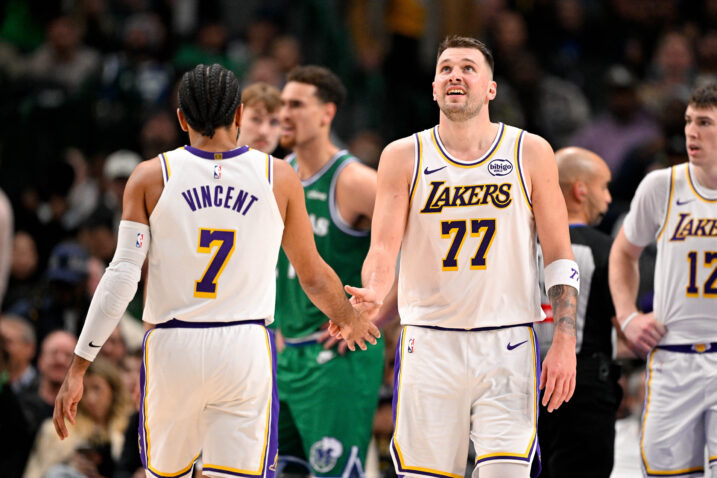 Gabe Vincent i Luka Dončić/Foto REUTERS