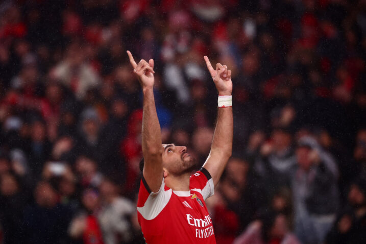 Vangelis Pavlidis (Benfica) nakon gola Realu/Foto REUTERS