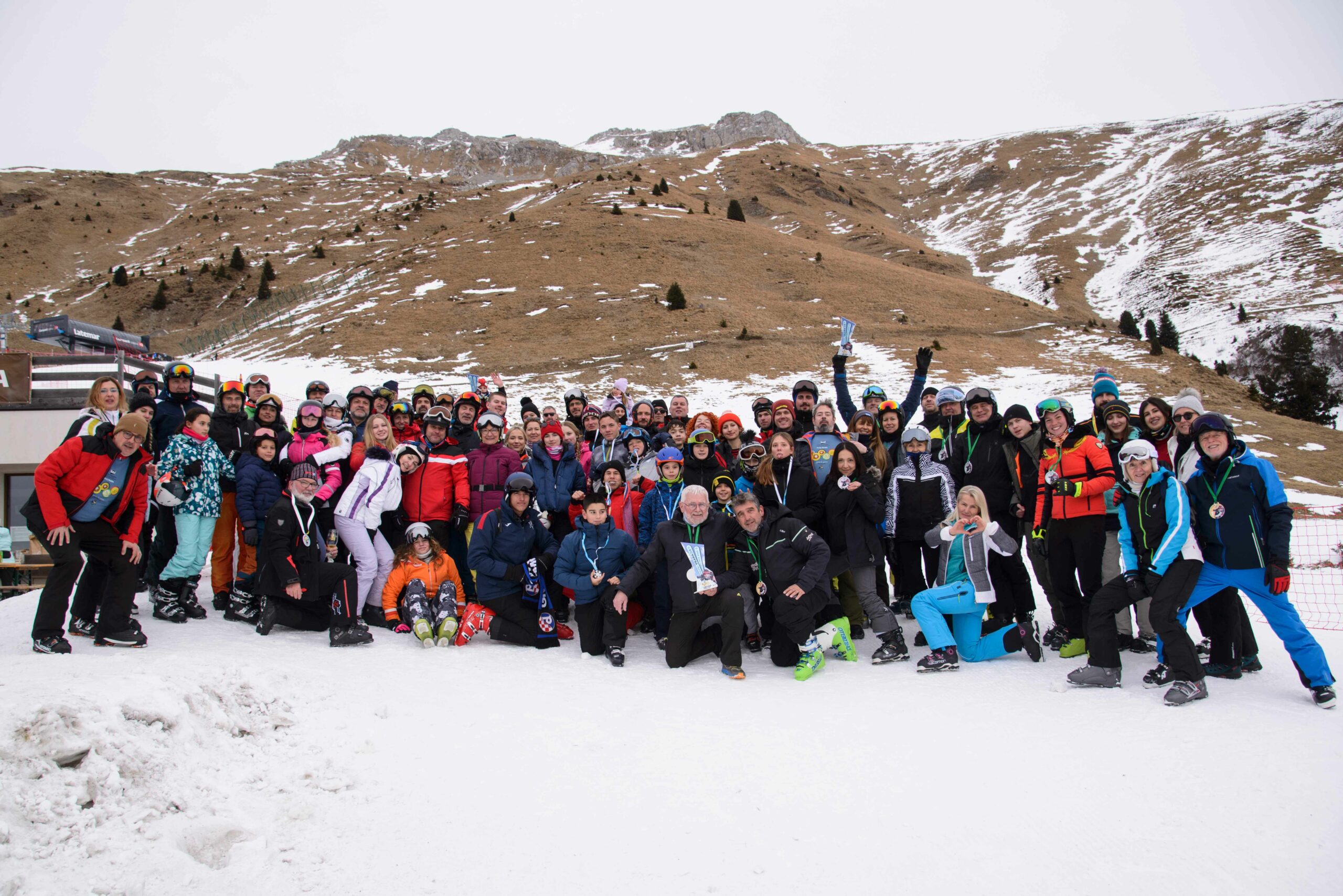 Zajednička za uspomenu na druženje i natjecanje na skijalištu Pampeago / Foto M. J.