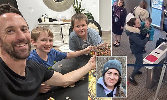 Otac s djecom i u sredini majka / Foto Twitter