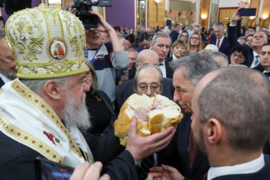 Na prijemu povodom pravoslavnog Božića u organizaciji Srpskog narodnog vijeća / Foto: Sanjin Strukić/PIXSELL
