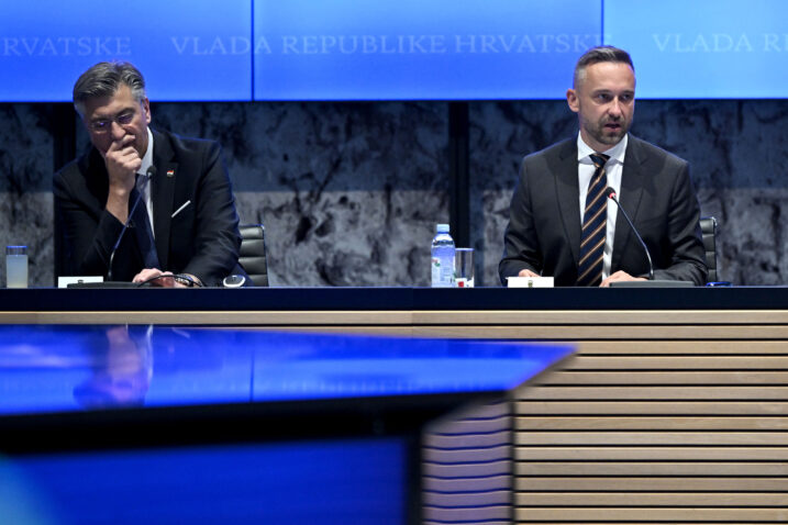 Andrej Plenković i Marin PIletić / Foto_ Marko Lukunić/PIXSELL