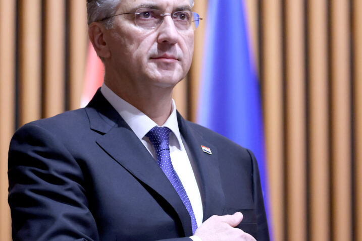 Andrej Plenković danas u Saboru / Foto: Patrik Macek/PIXSELL