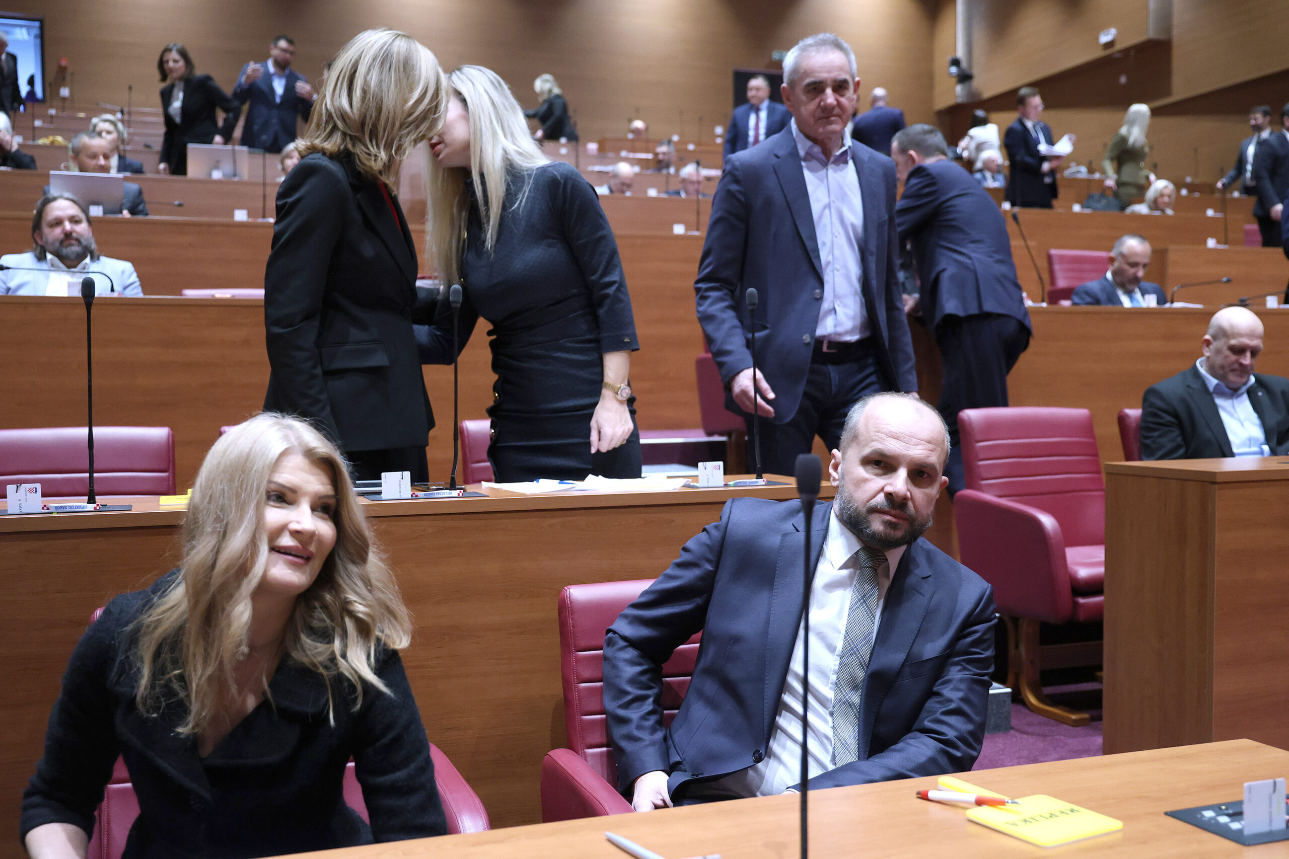 Nakon zimske stanke Sabor je aktualnim prijepodnevnom poceo 9. sjednicu. Photo: Patrik Macek/PIXSELL