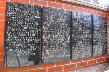 Podrute - spomen obilježje pogibije članova Promatračke misije Europske zajednice / Foto: Vjeran Žganec Rogulja/PIXSELL