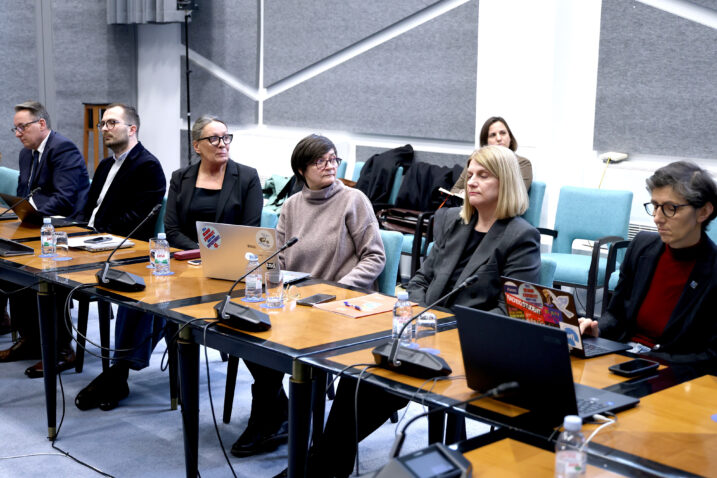 U Saboru okrugli stol “Akt o slobodi medija na čekanju“ u organizaciji Kluba zastupnika Možemo! / Foto: Patrik Macek/PIXSELL