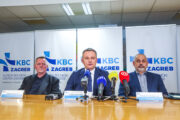 U ravnateljstvu KBC-a Zagreb konferencija za medije povodom javnog priopćenja Sindikata KBC-a Zagreb koje se odnosi na funkcioniranje Objedinjenog hitnog bolničkog prijama u KBC-u Zagreb - ravnatelj Fran Borovečki / Foto: Slavko Midzor/PIXSELL