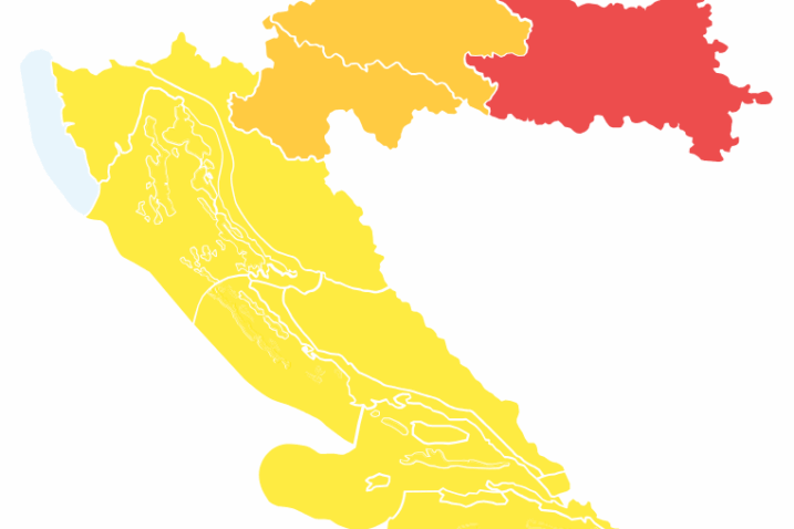 Upozorenja za sutra / Foto DHMZ