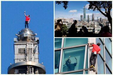 Alex Honnold se popeo na najvišu zgradu na Tajvanu bez užadi / REUTERS