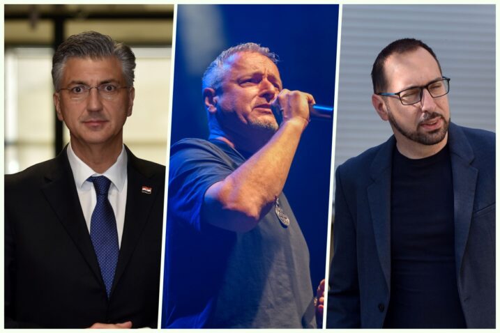 Andrej Plenković. Marko Perković Thompson, Tomislav Tomašević / Foto: Arhiva NL, Pixsell