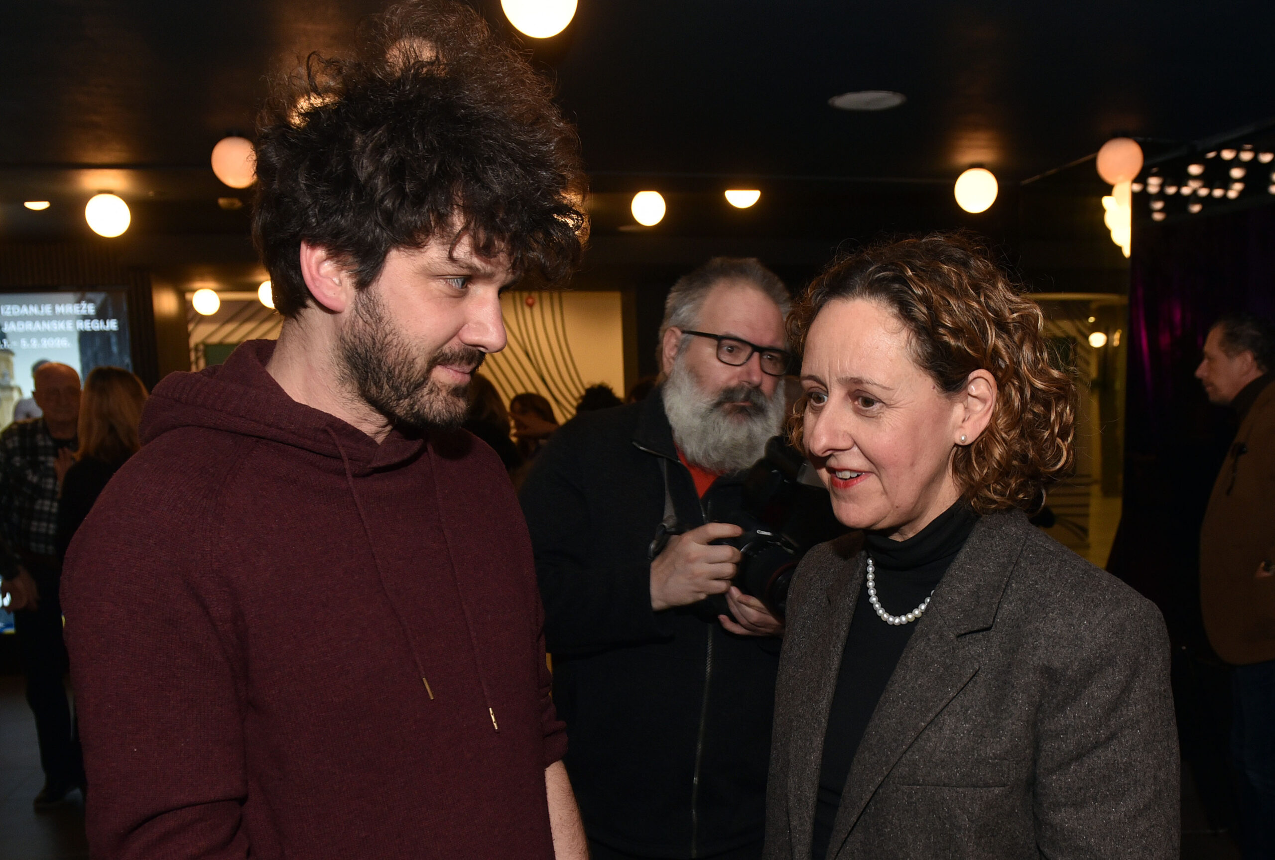 Igor Bezinović i Nina Obuljen Koržinek / Foto Davor Kovačević