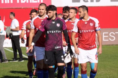 NIJE DOBRO POČELO - Vice Baždarić i Mario Tadejević/Foto D. MICULINIĆ