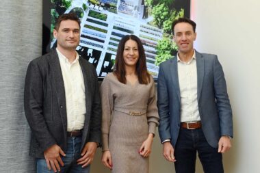 Ivan Bilobrk, Astra Gašparini i Fernando Kirigin na predstavljanju detalja o investiciji / Foto Marko Gracin