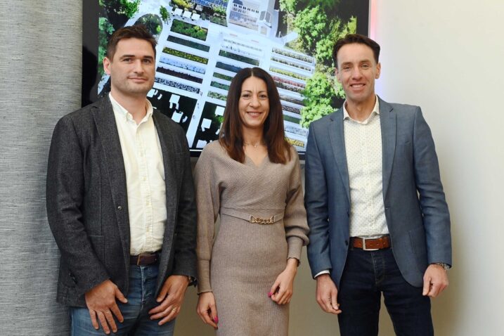 Ivan Bilobrk, Astra Gašparini i Fernando Kirigin na predstavljanju detalja o investiciji / Foto Marko Gracin