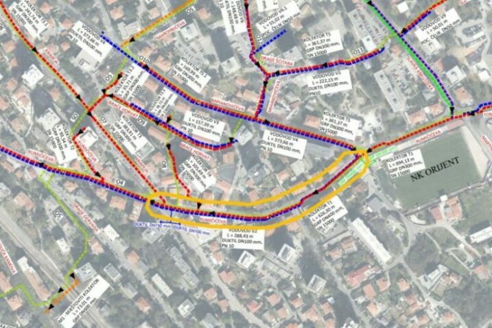 Nastavak radova u Kumičićevoj ulici