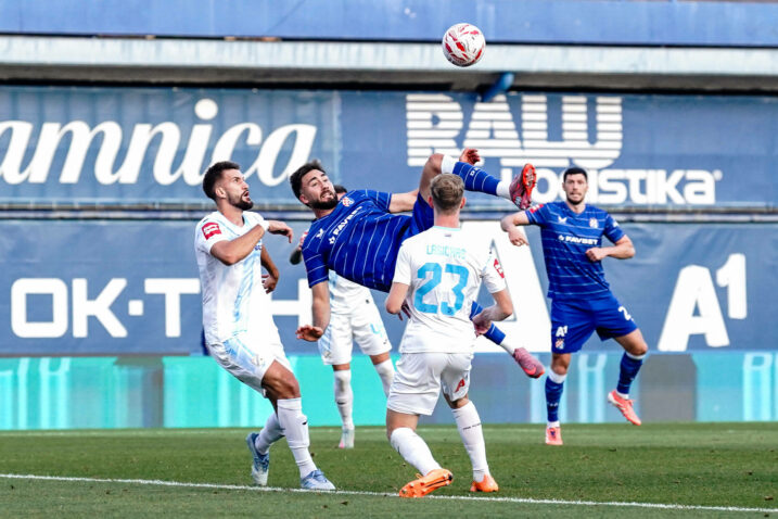 Škarice Diona Drene Belje između Anela Husića i Justasa Lasickasa/Foto PIXSELL