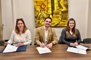 Iva Krivičić Miočić, gradonačelnik Marin Gregorović i Valnea Diacci / Foto Walter Salković