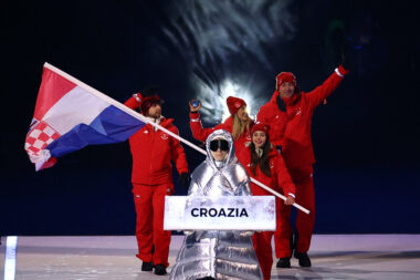 Valentina Aščić predvodila je hrvatsku delegaciju u Milanu na otvaranju Igara/Foto REUTERS