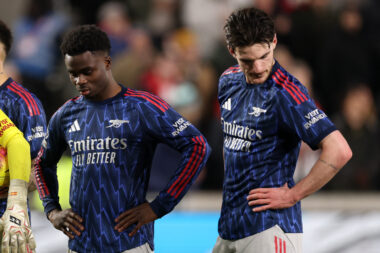 Bukayo Saka i Declan Rice/Foto REUTERS