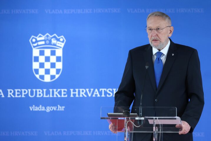 Ministar Davor Božinović o operativnoj akciji / Foto: Sanjin Strukić /PIXSELL