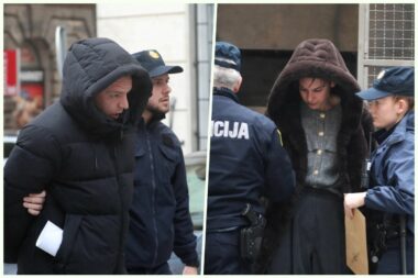 Policija je privela Roberta Di Caprija i njegovu nevjenčanu suprugu Iris Kramarić u USKOK i zatim ih vratila u pritvor / Foto: GORAN KOVAČIĆ/PIXSELL